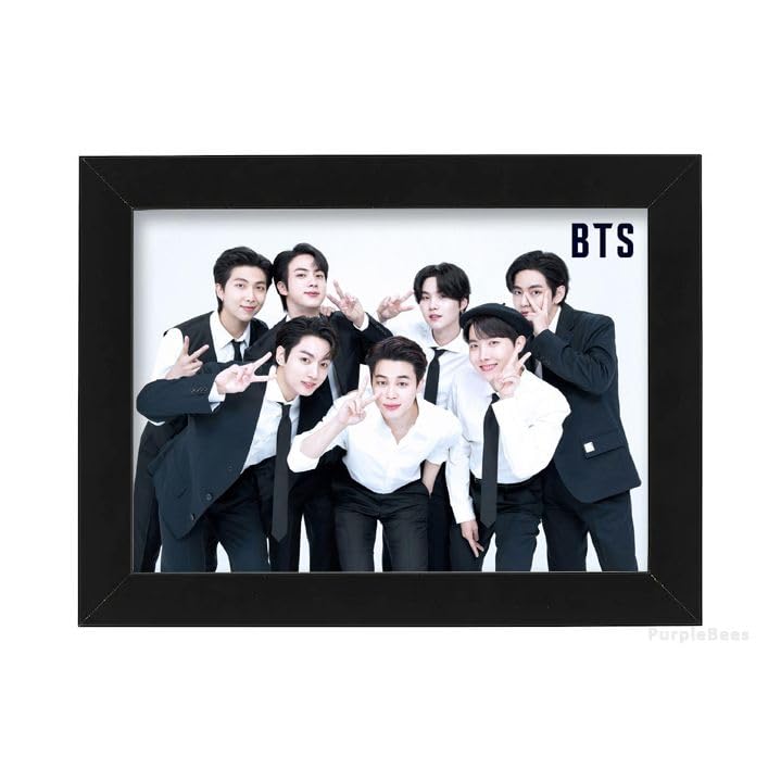 BTS v sign Photo Frame 6 * 8 inch by PurpleBees | BTS POSTER FRAME